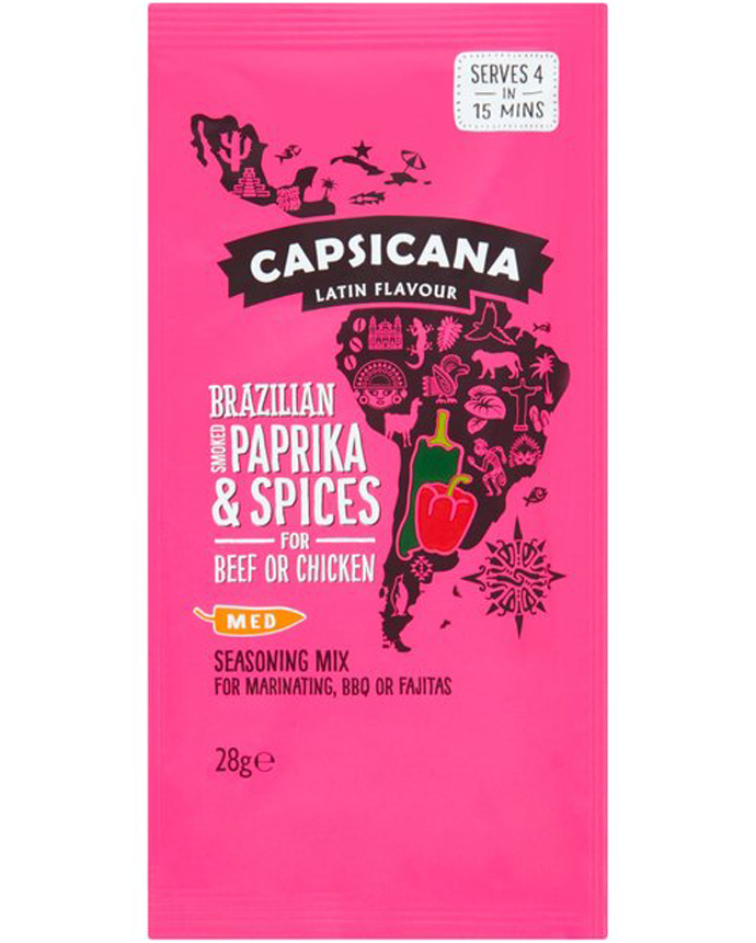 Capsicana Brazillian Paprika & Spices Seasoning Mix 28g