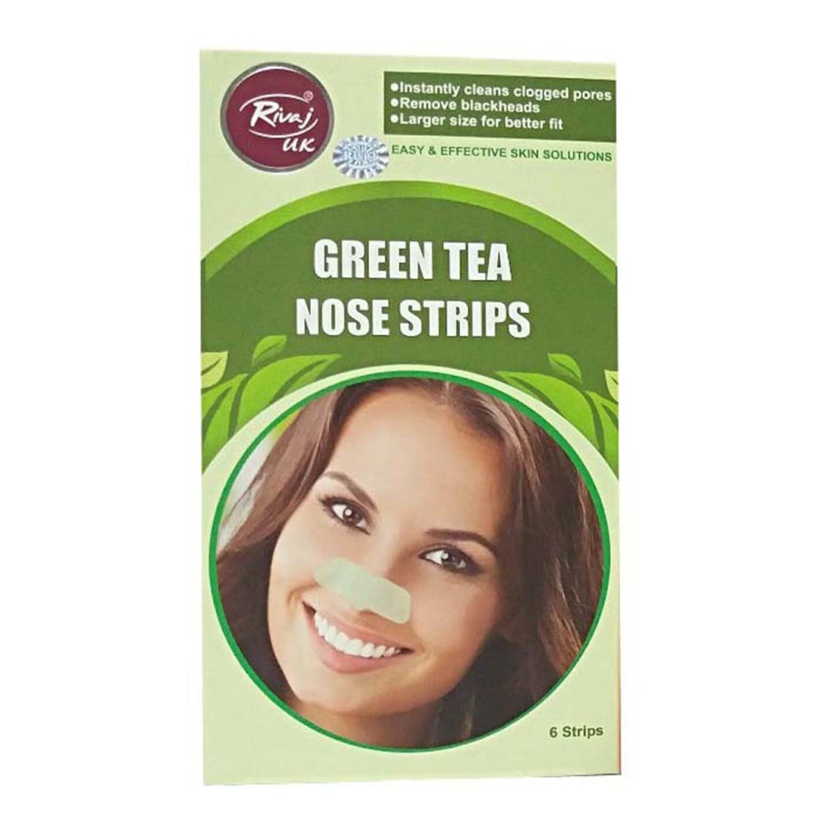 Pretty Nose Pore Strips With Green Tea 6 Pcs
