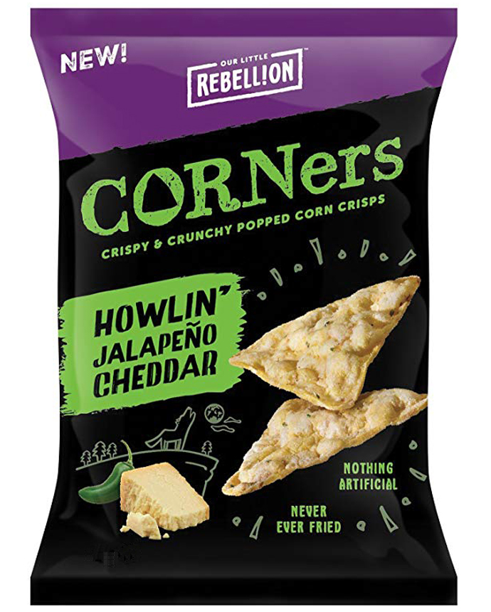 Rebellion Chips Corners Jalapeno Cheddar 23g