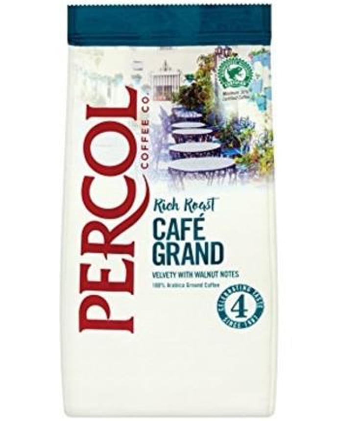 Percol Arabica Ground Coffee Bag Rich Roast Coffee Grand