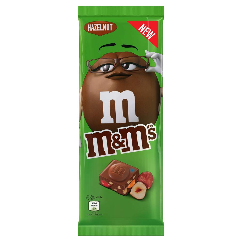 M&Ms Hazelnut Chocolate Bar 165g