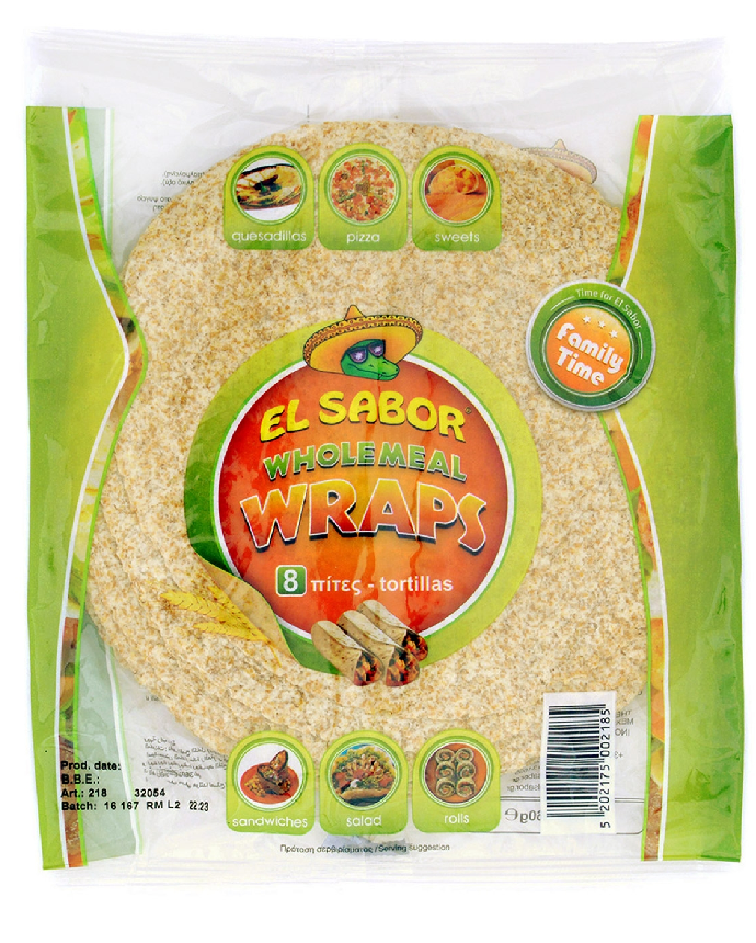 El Sabor Wholemeal Wraps