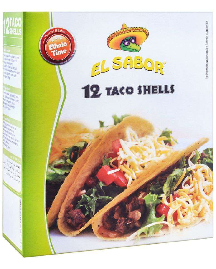 El Sabor 12 Taco Shells 150 Grams