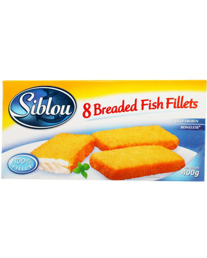 Siblou 8 Breaded Fish Fillets