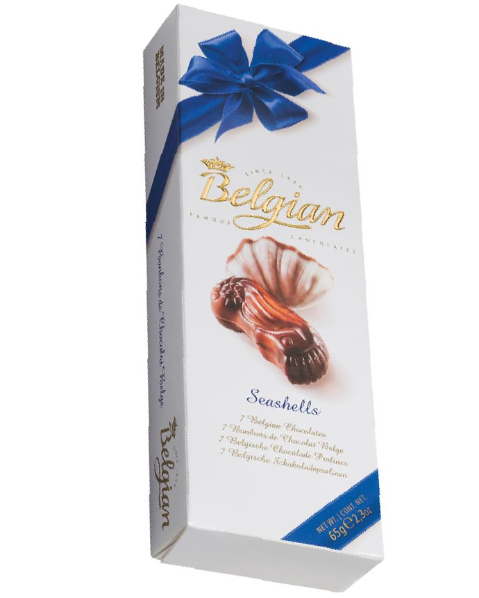 The Belgian Sea Shells Chocolate 65 Grams