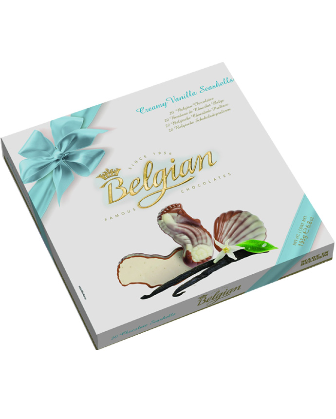 Belgians Seashells Vanilla Cream Gift Box Chocolate