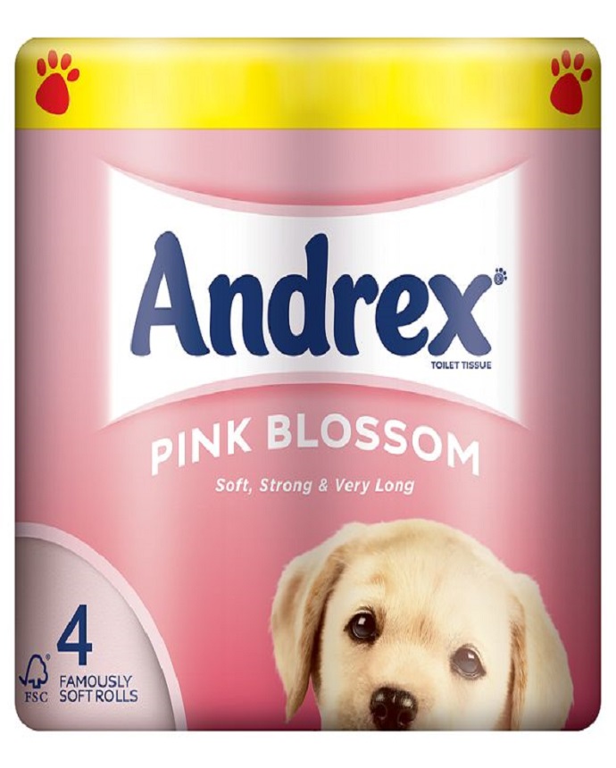 Andrex Pink Blossom Toilet Roll