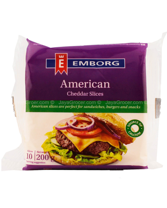 Emborg American Cheddar Slices