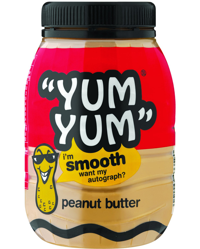 Yum Yum Peanut Butter Smooth 400g 