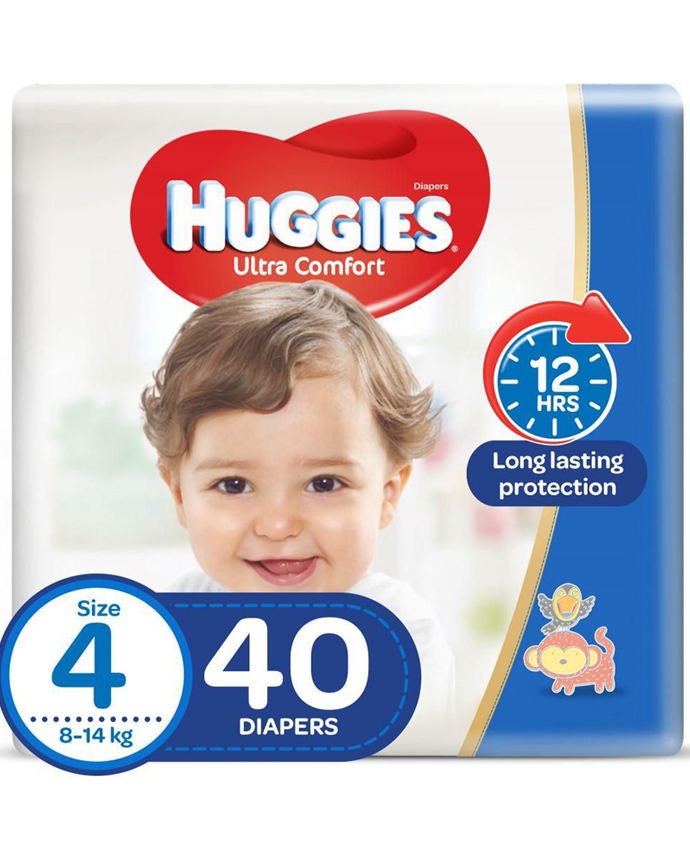 Huggies Ultra Comfort Diapers Size 4 40/ct 