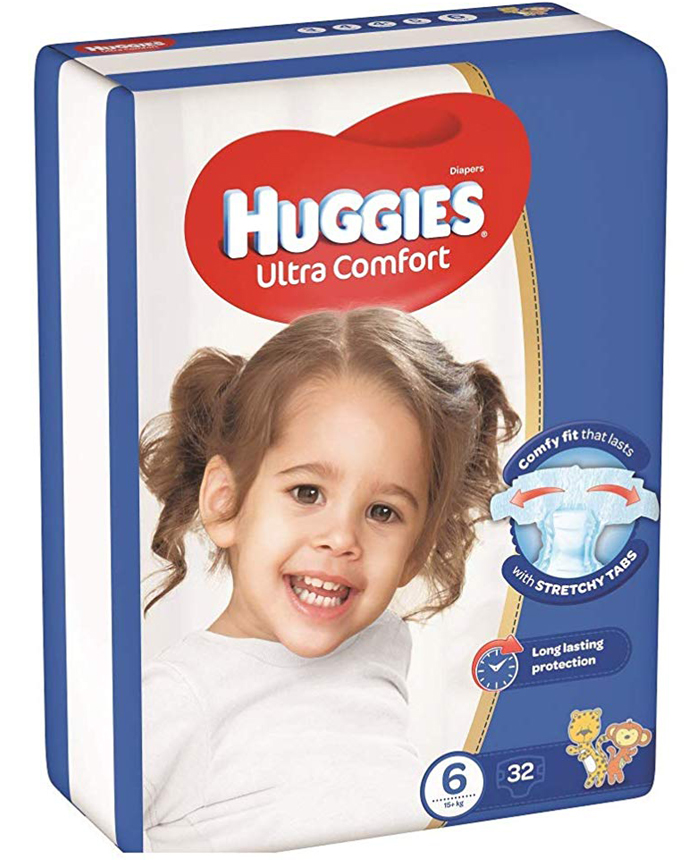 Huggies Ultra Comfort Diapers Size - 6 32/ct 