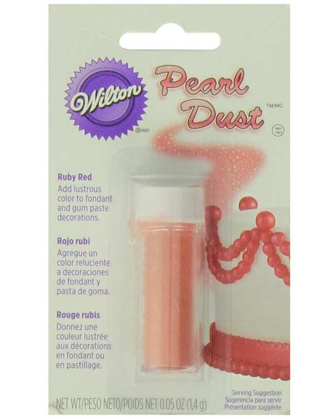 Wilton Pearl Dust Ruby Red