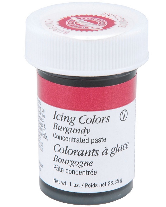 Wilton Burgundy Icing Color