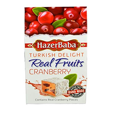 Hazer Baba Turkish Delight Cranberry 100gms