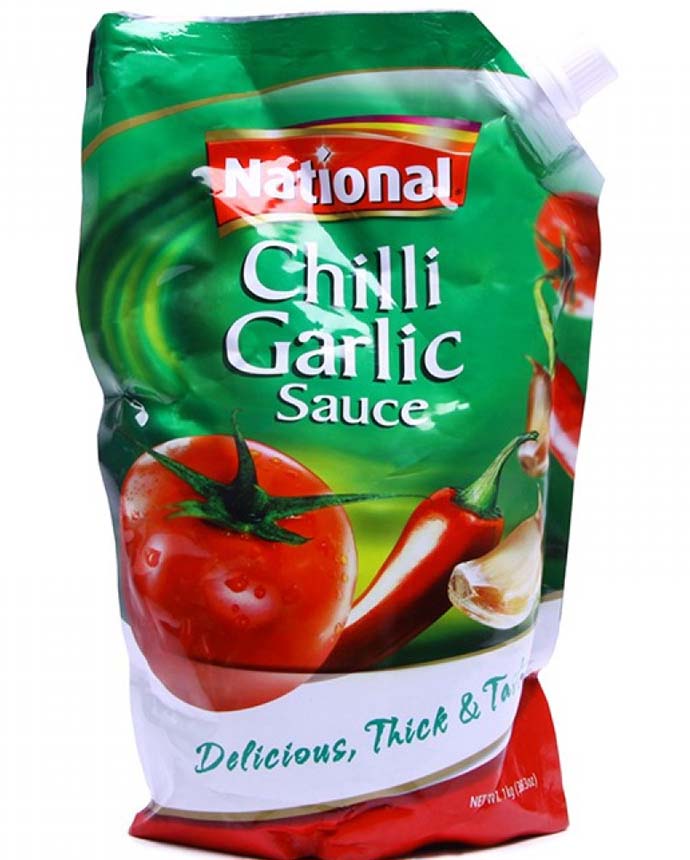 National Challi Garlic Ketchup Pouch