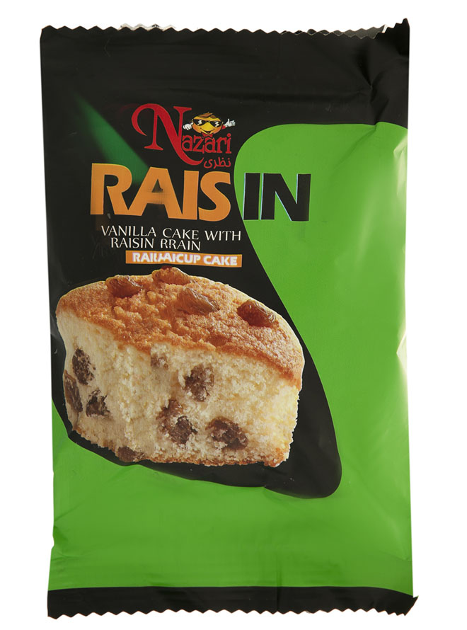 Nazari Raisins Filled Single Cake 65g