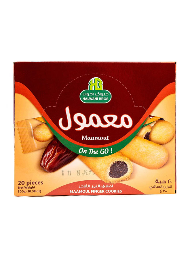 Halwani Bros Maamoul Finger Filled With Dates SGL 30g