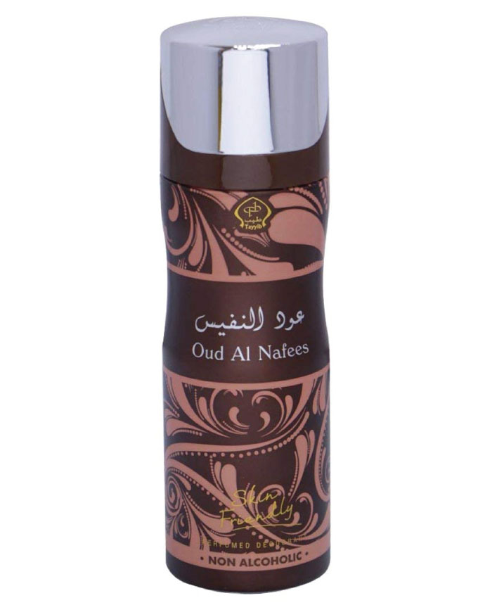 Tayyib Pure Original Oud Al Nafees Perfume Non Alcoholic Deodorant Spray