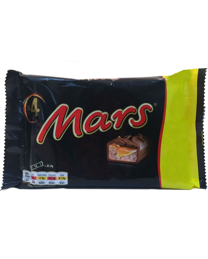 Mars Chocolate Bar 4Packs