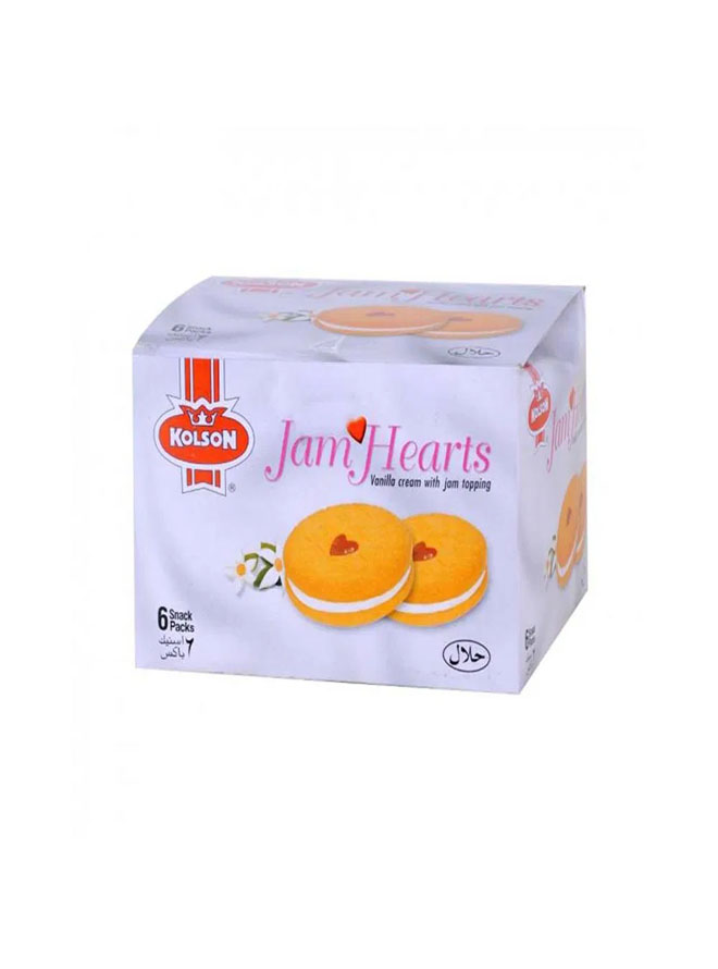 Kolson Jam Hearts Vanilla Cream Ticky Pack 