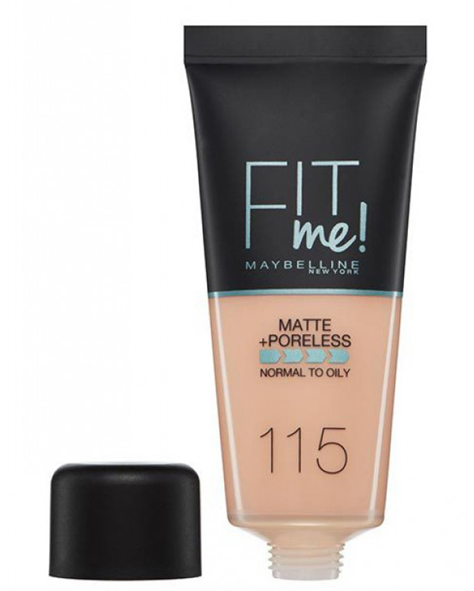 Maybelline New York Fit Me Matte Poreless Liquid Foundation 115