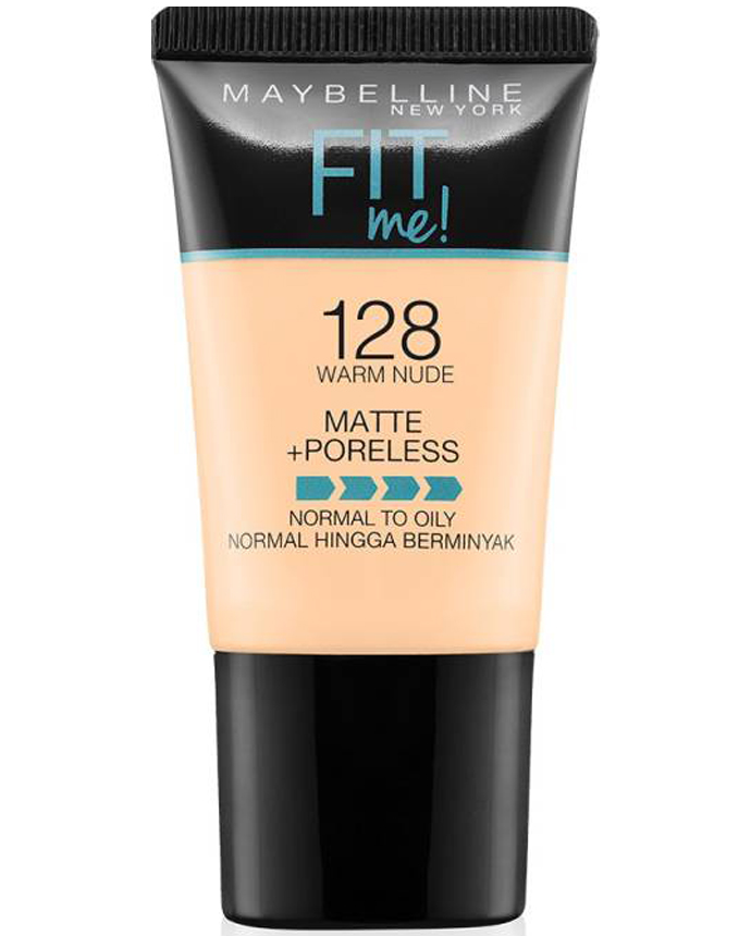 Maybelline New York Fit Me Matte Poreless Liquid Foundation 128