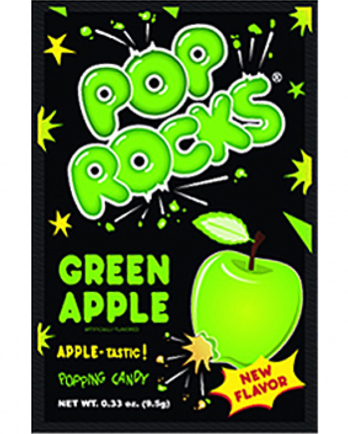 Pop Rocks Green Apple Popping Candy 