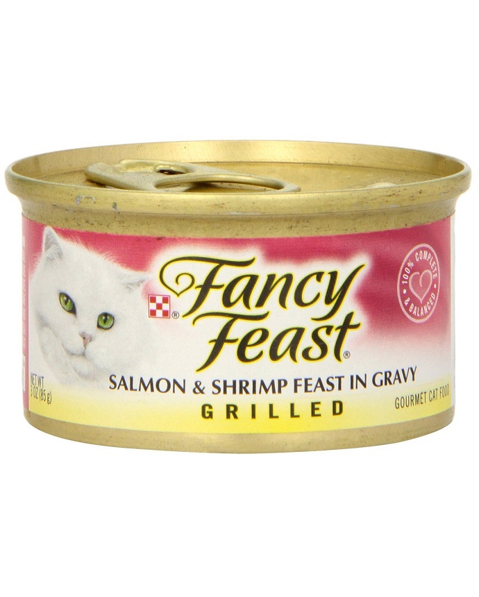 Fancy Feast Grilled Salmon and Shrimp Feast In Gravy