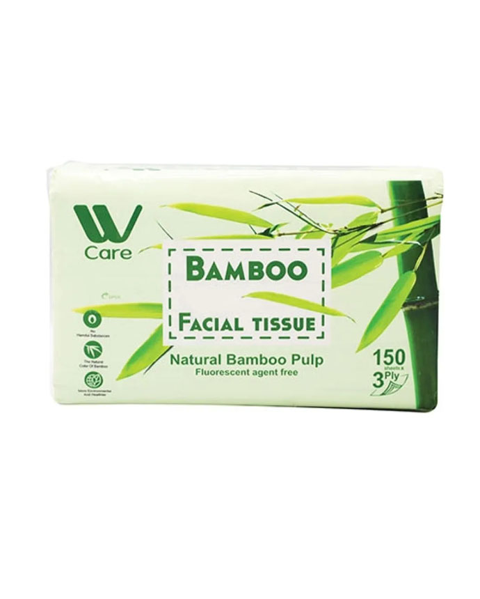 WBM Care Bamboo Pulp Facial Tissue 3Ply 150 Sheets