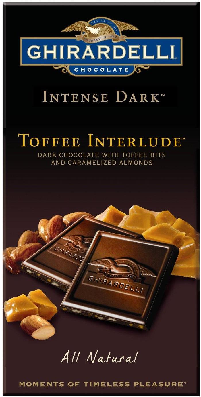 Ghirardelli  Chocolate Toffee Intense Dark Gourmet Bar