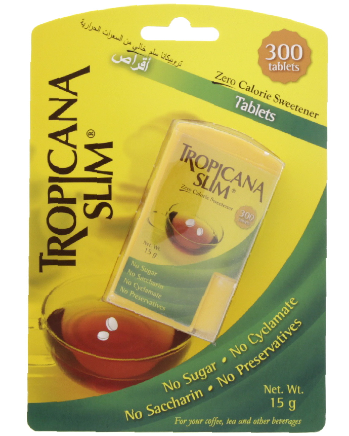 Tropicana Slim Zero Calorie Sweeter Diet 300 Tablets