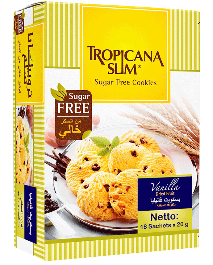 Tropicana Slim Sugar Free Vanilla Cookies