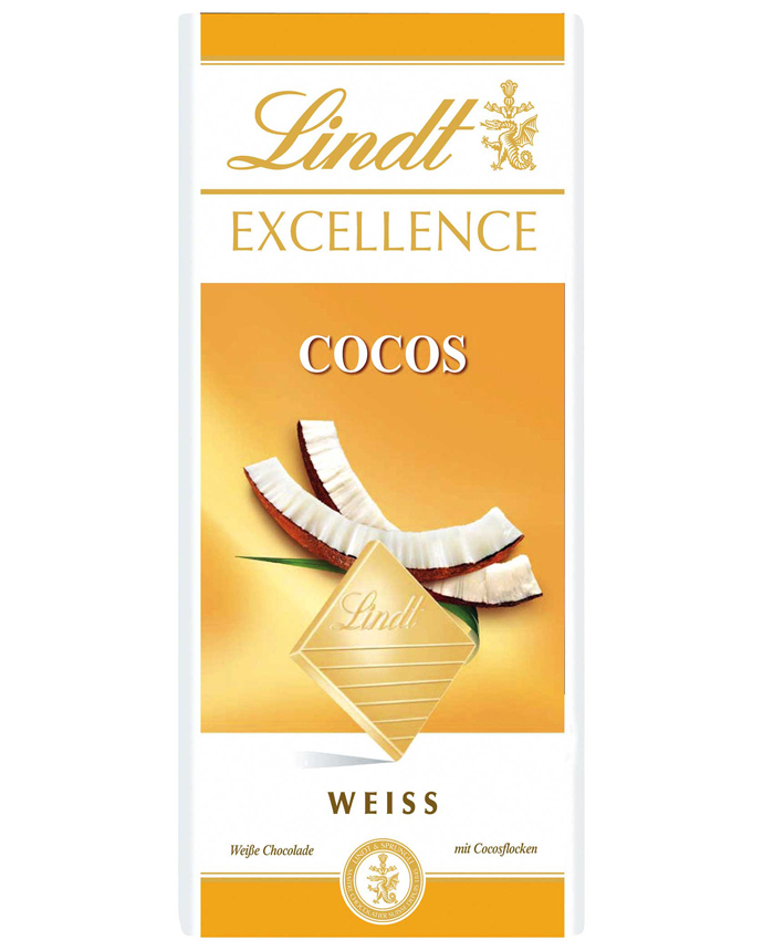 Lindt Excellence Bar Cocos Chocolate