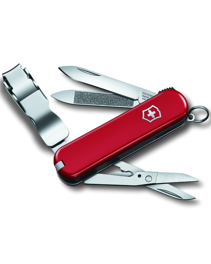 Victorinox Nail Clip 580 Swiss Army Pocket Knife Red