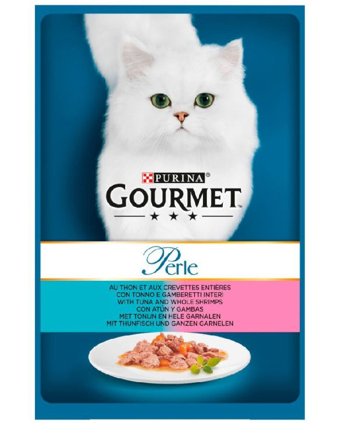 Gourmet Perle Pouch Tuna & Shrimp
