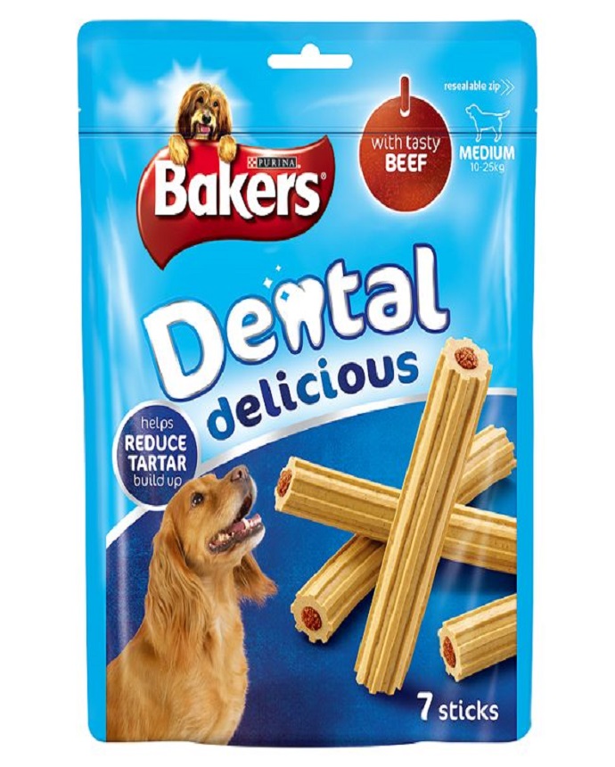 Bakers Dog Foods Dental Delicious with Beef