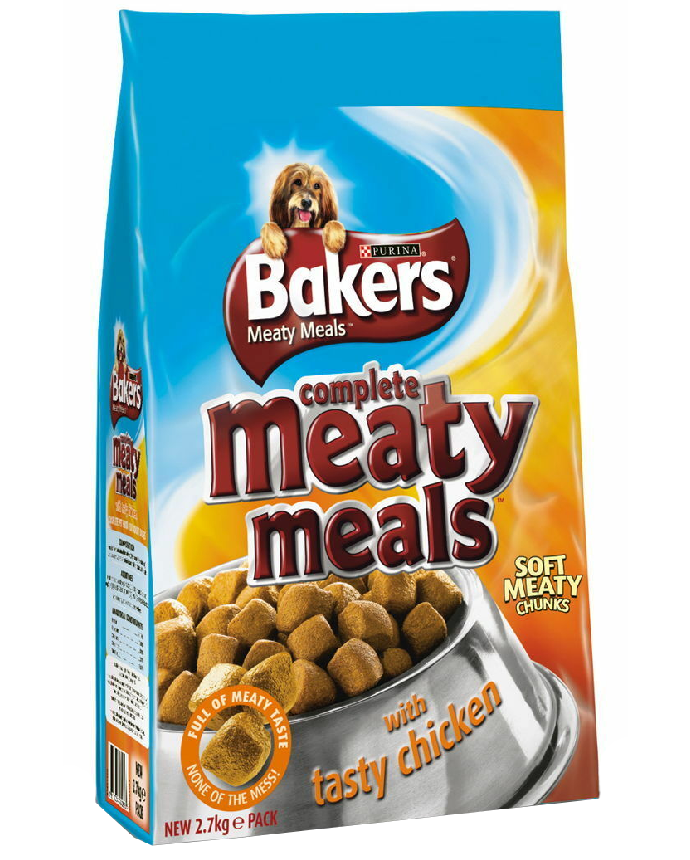 Bakers Complete Adult Meaty Meals with Tasty Chicken 2.7 Kg