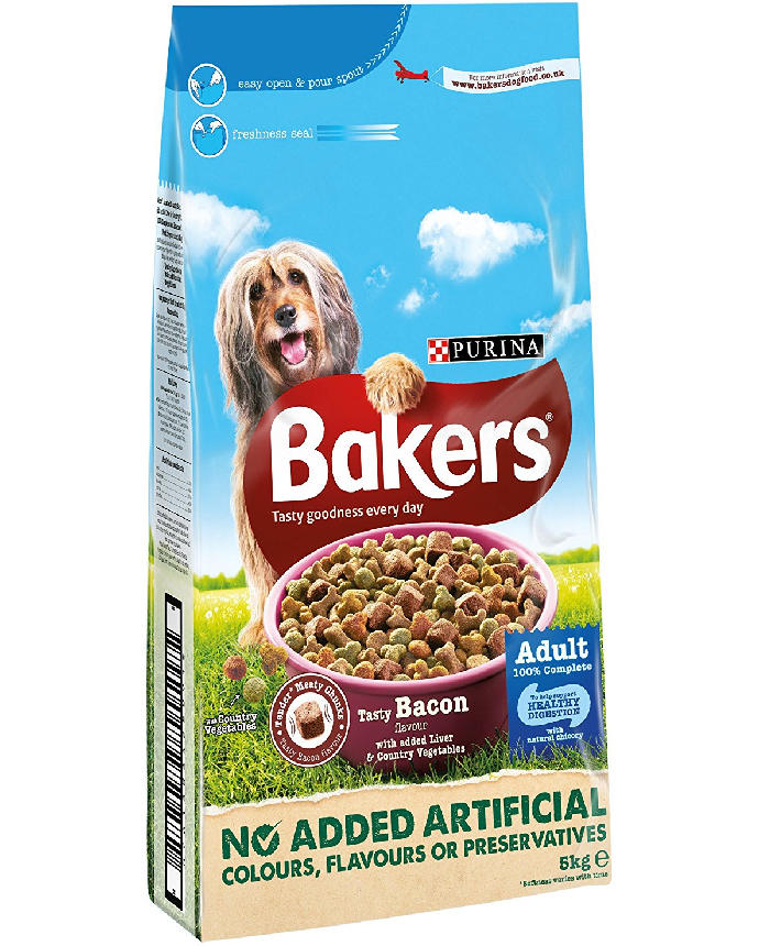 Purina Bakers Tasty Bacon Flavor with added Liver & Country Vegetables