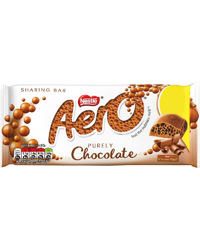 Nestle Aero Bar Pure Chocolate