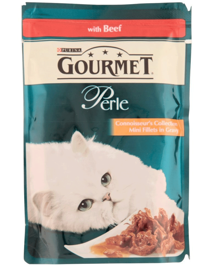 Gourmet Perle With Beef Mini Fillets In Gravy Pouch