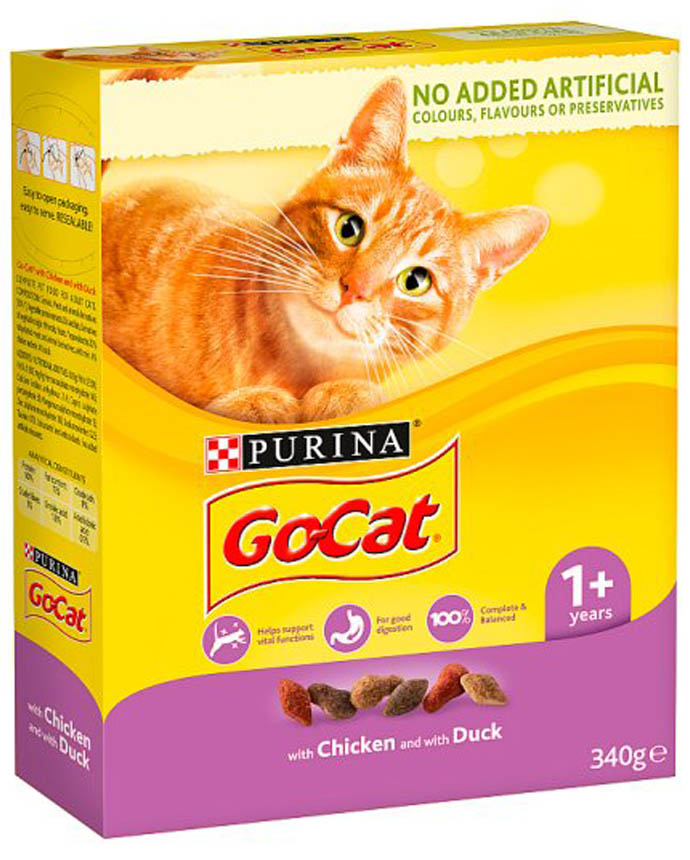 Purina Go Cat Chicken and Duck 340g