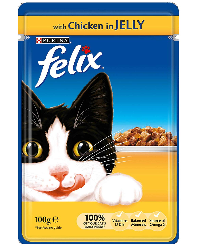 Felix with Chicken in Jelly Cat Food 100 Grams