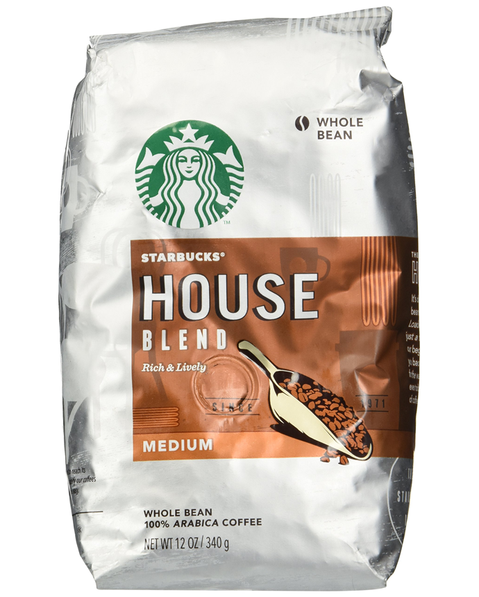 Starbucks House Blend Medium Whole Bean Coffee 340g