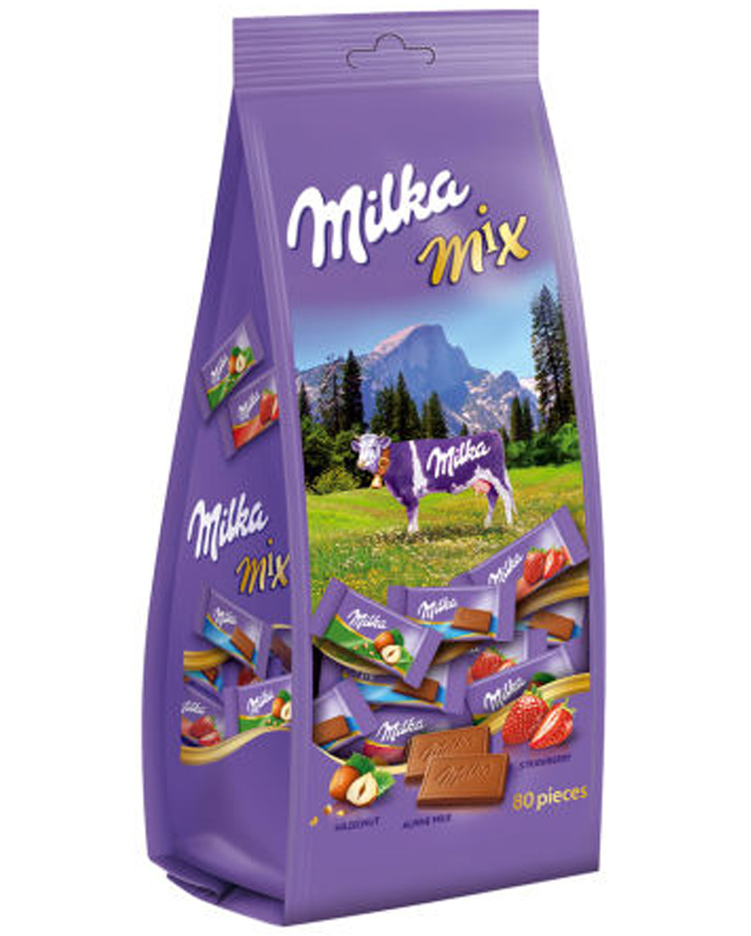 Milka Mix Chocolate Pouch 70Pcs