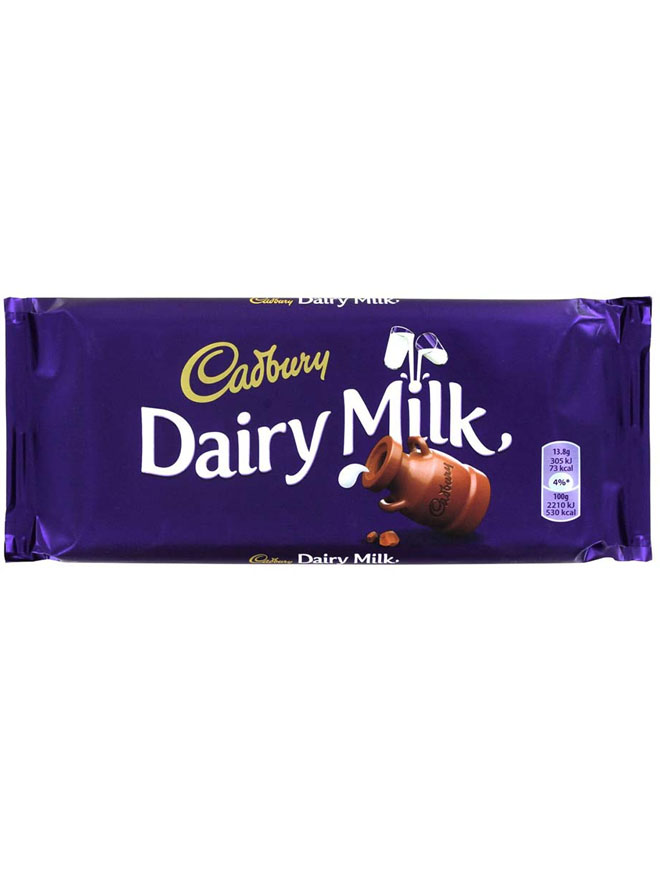 Cadbury Dairy Milk Chocolate Plain 61g