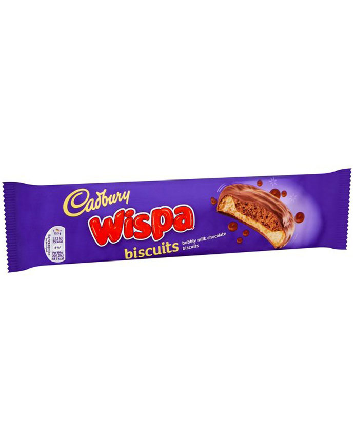 Cadbury Wispa Biscuits 124g