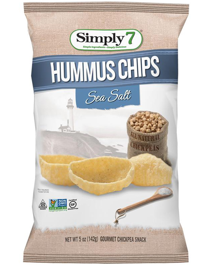 Simply7 Lentil Chips Sea Salt 99g