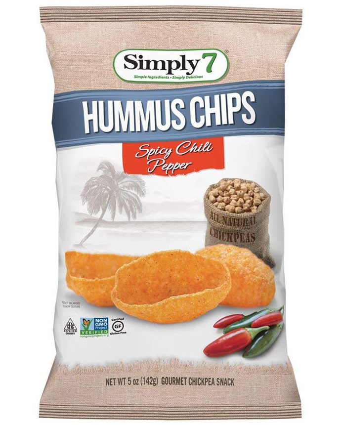 Simply7 Lentil Chips Spicy Chili Pepper 142g