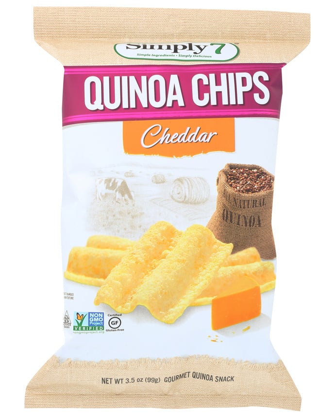 Simply7 Quinoa Chips Cheddar 99g