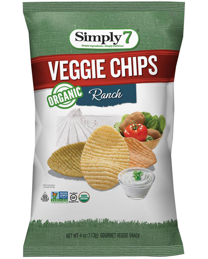 Simply7 Veggie Chips Ranch 113g